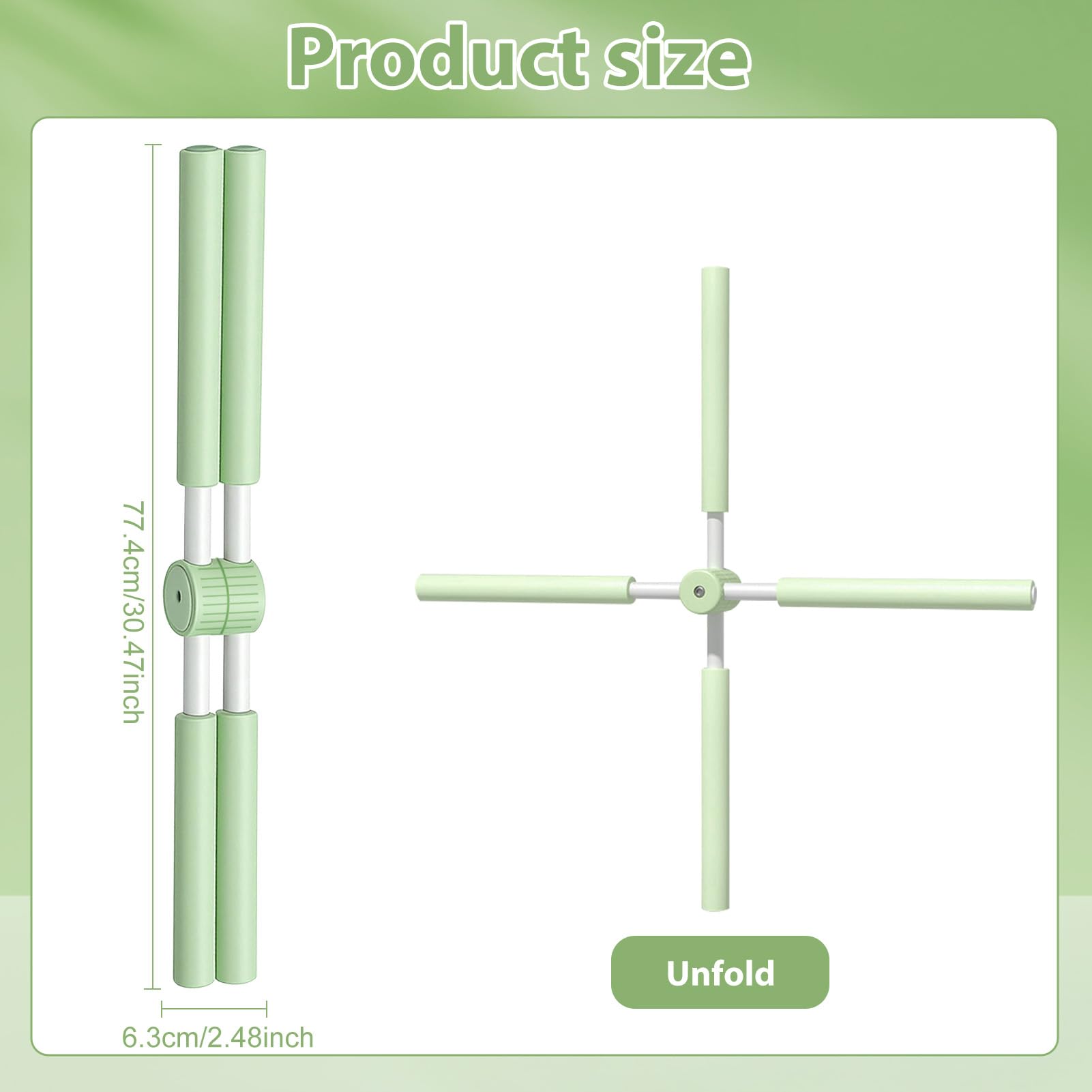 Bâtons De Yoga 80 cm Correcteur de Posture Redresseur de Dos Équipement Fitness