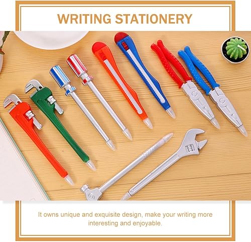 Miniatura 4 de NUOBESTY 5 unids herramienta de hardware bolígrafos herramienta creativa en forma de tinta pluma para la escuela oficina escritura suministros