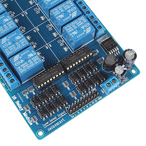 SainSmart 16-Kanäle RelaisModul Brett 12V Für Arduino PIC AVR DSP MCU Relay Module