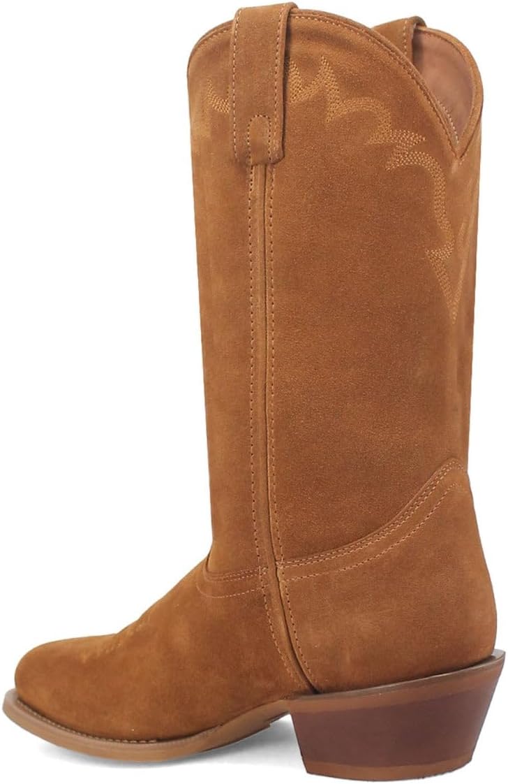 Laredo Mens Larkin Round Toe Pull On Casual Boots Mid Calf - Brown