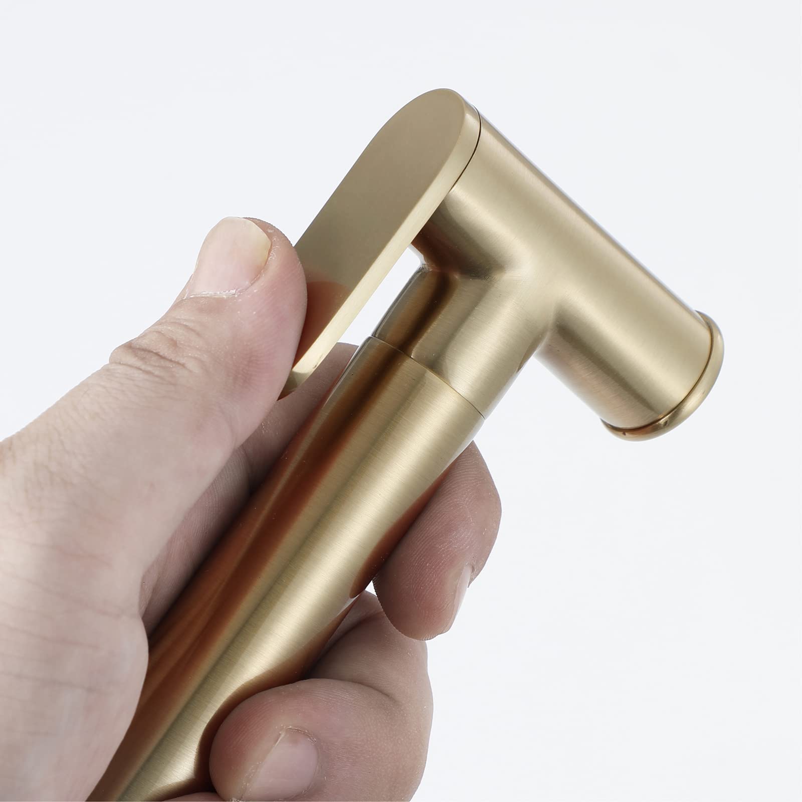 Rociador De Mano Rociador De Pañales De Tela for Bebés De Latón Cabezal De Rociador De Inodoro Portátil De Mano Con Manguera Y Soporte, for Lavado Femenino, Lavado De Mascotas, Fácil De Instalar,Negro