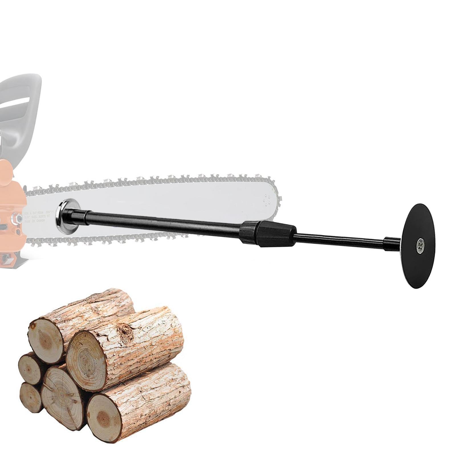 Jauge de bois de chauffage pour fixer la barre de tronçonneuse – Tronçonneuse magnétique réglable, mesure la longueur du bois de chauffage | Outil de coupe de bois de chauffage Design télescopique