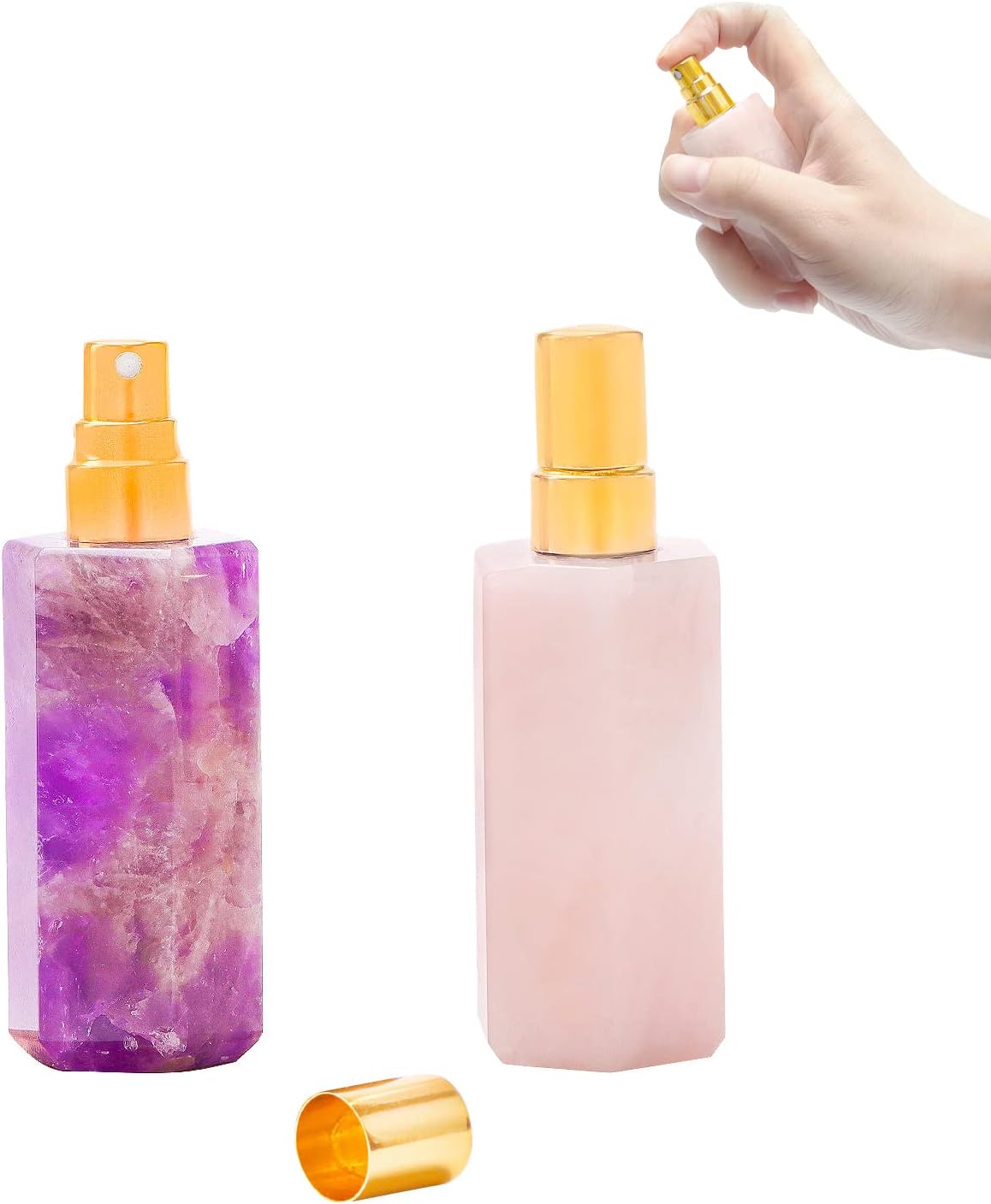 極希少 オールドバカラ 金彩×青エナメル 香水瓶S☆ジョルジュ