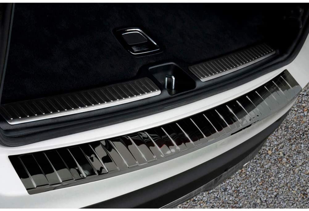 DYTWXG Protecteur de Pare-Chocs arrière de Voiture en Acier Inoxydable pour Mercedes GLC 2015-2020, Bandes décoratives de Protection de Coffre Accessoires de Style de Couverture de Plaque