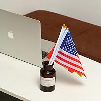 Vista 5 de América Latina 21 países palo bandera pequeña mini mano redonda superior en palo Habla español Herencia Hispano Mes hispano para banderas de aula