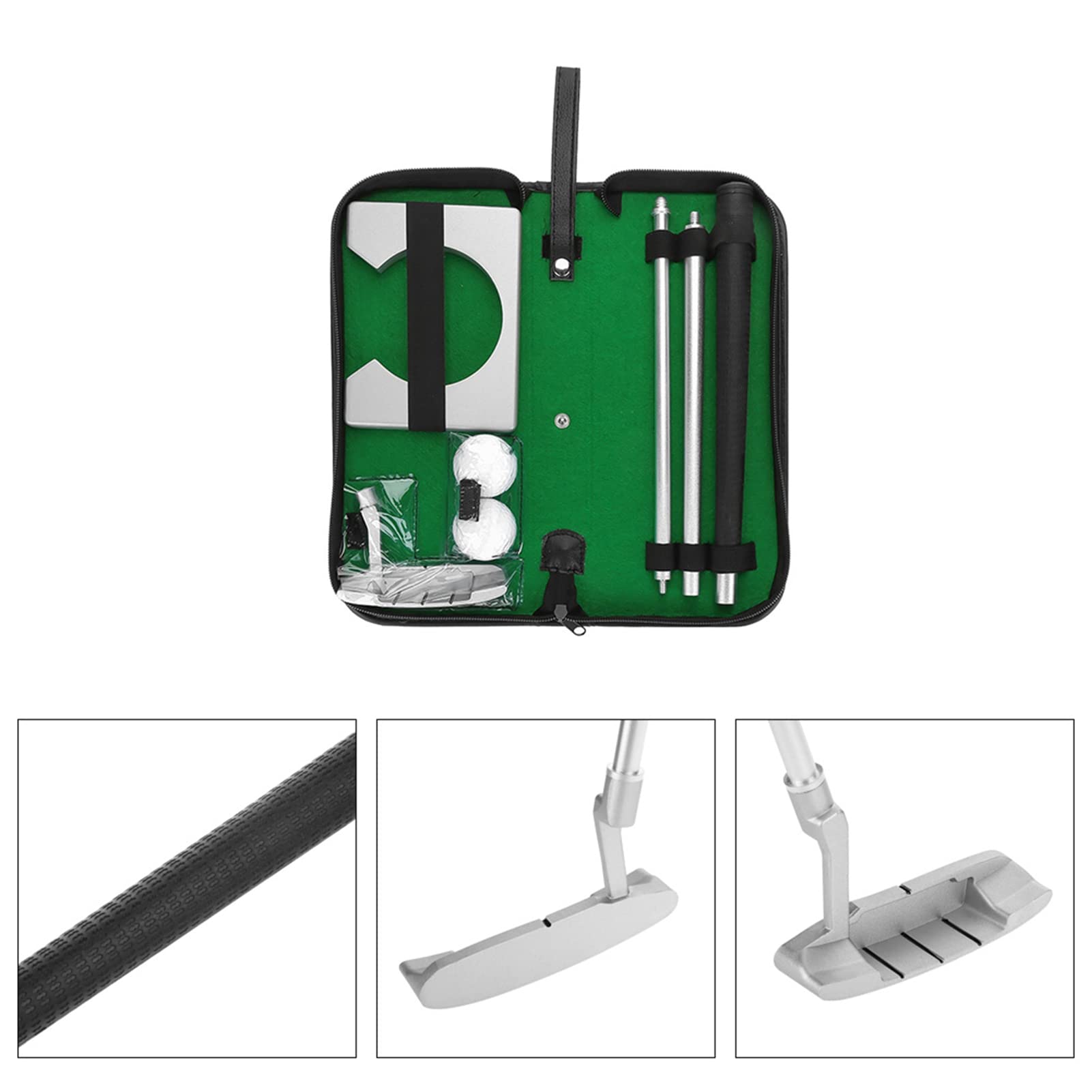 Kit da Golf, Kit da Allenamento da Golf Portatile Per Interni con Palline E Borsa Per Pratica di Golf da Viaggio al Coperto
