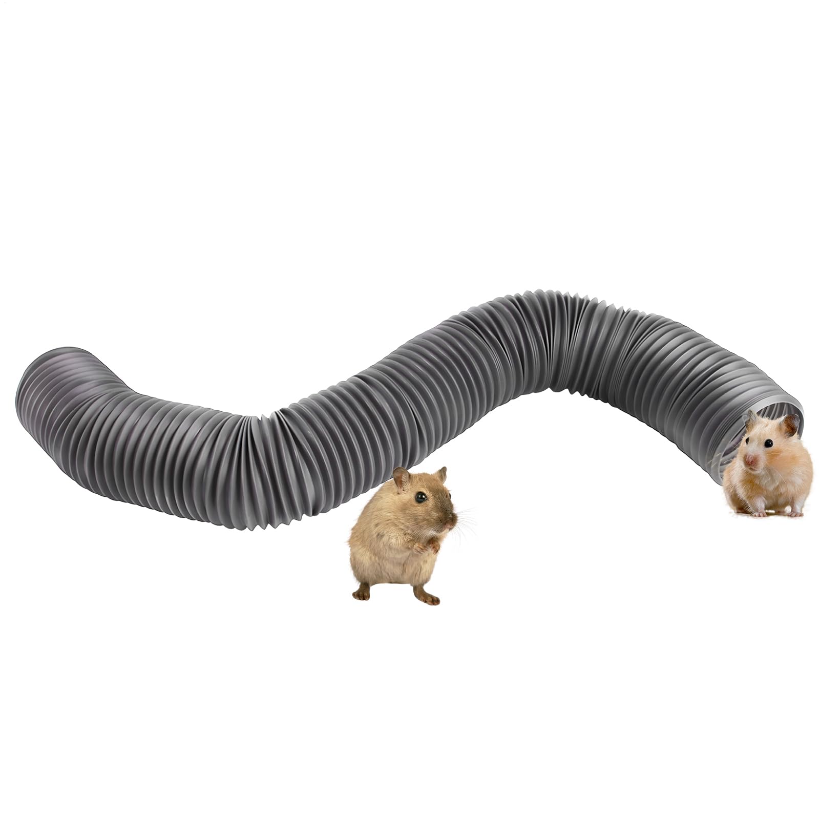 Tunnel per Conigli Nascondiglio giocattolo pieghevole per animali domestici | Tubo per furetto per Topi, Chinchilla, Furetti, Addestramento e
