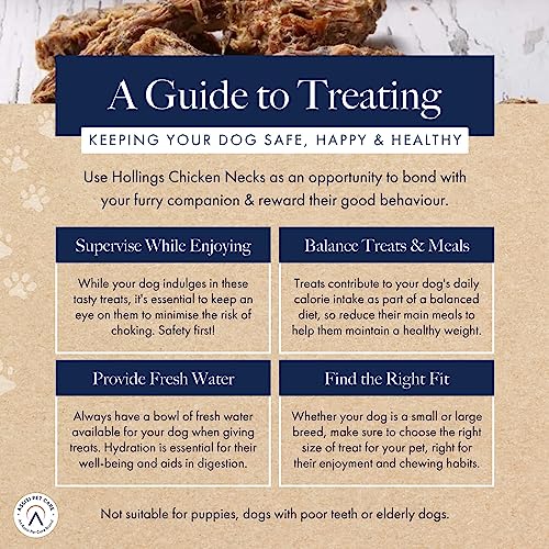 Hollings Chicken Necks Hundeleckerlis, 100% natürliche, luftgetrocknete Kau-Leckerlis für ausgewachsene Hunde… – Ansicht 6