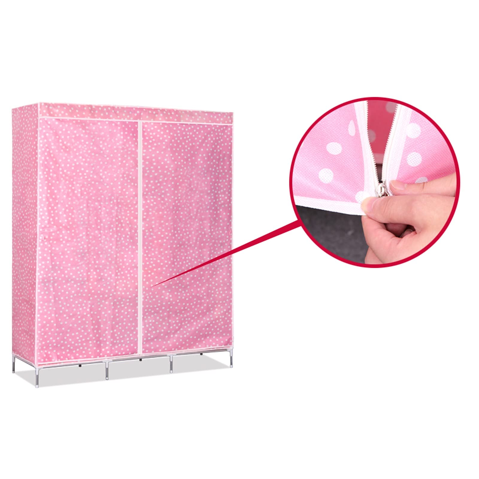 Bedroom Wardrobes Kombinacja Armoire, przechowywanie ubrań, organizer, szafa na ubrania, regulowana szafa na ubrania, przenośna szafa na ubrania, duża szafa na ubrania