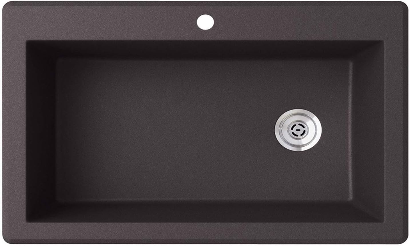 QZSB-3322 22" x 33" Granite Drop-in Single Bowl