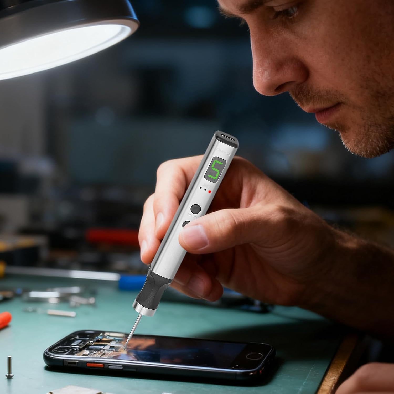 Engraver Pen 5-Speed Engraver with 7 Bits
