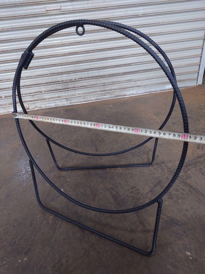 自作 ログフープ 薪台 薪置き台 薪ストーブ 焚き火 最新「薪