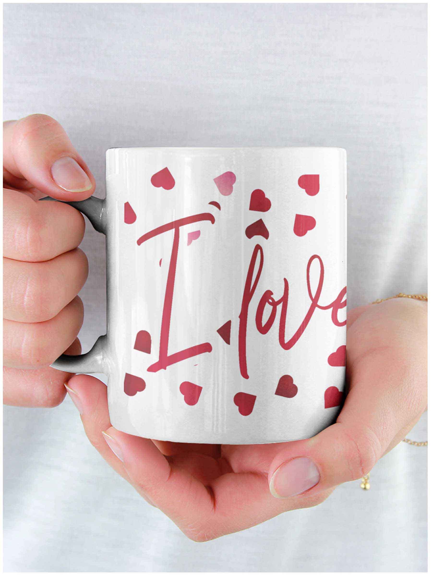 Spruchreif Tazza San Valentino Soft Touch 350ml - "Scheiss Auf Valentinstag" - Incisione Laser Doppio Lato - Ceramica Rosso