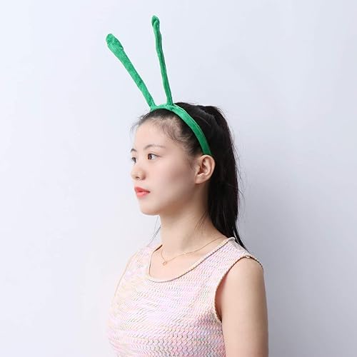 Miniatura 5 de Diadema de antena de tentáculo de abeja de animales, banda flexible para el pelo, 4 piezas