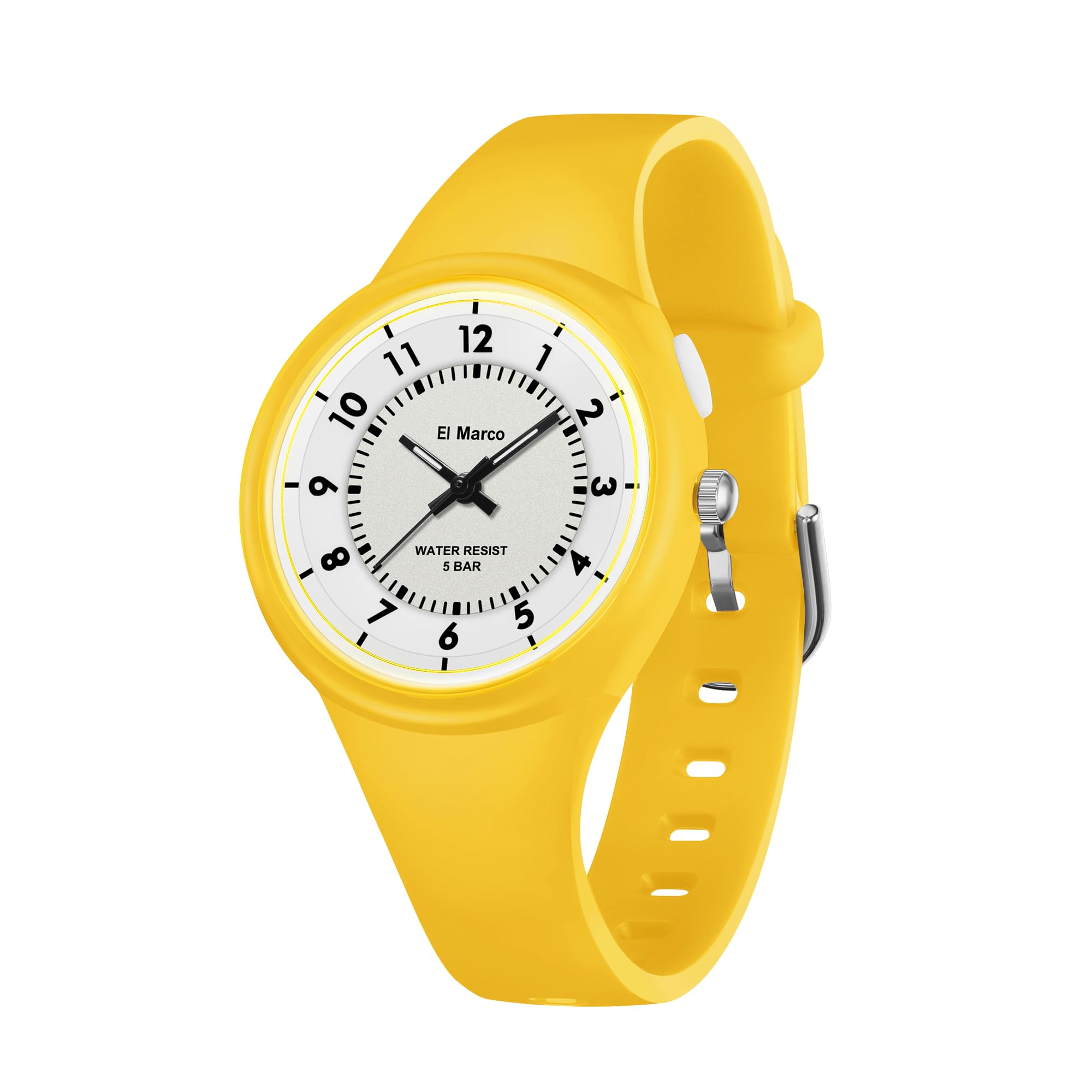 Orologi da donna, impermeabile 5ATM orologio da polso per donne facile da leggere semplice orologio da infermiera minimalista analogico al quarzo orologio da polso cinturino in silicone