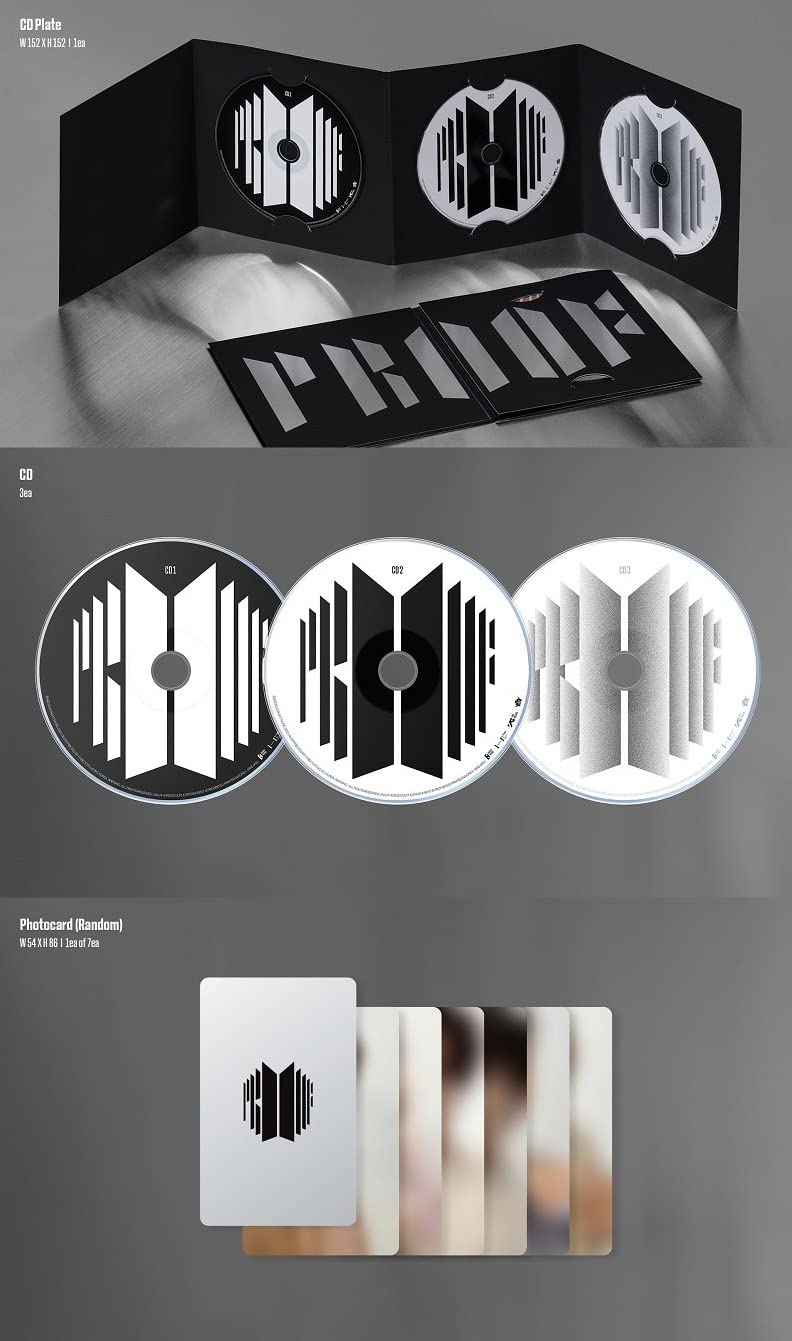 BTS PROOF COMPACT EDITION Anthology Album 3 CDs Photocard Poster