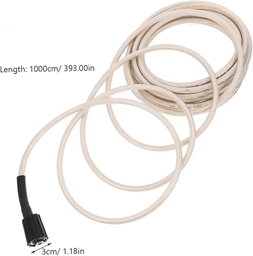 Miniatura 2 de YARNOW Manguera de lavadora de alta presión Manguera de extensión de lavadora de tubos de limpieza de automóviles Conector fácil de usar