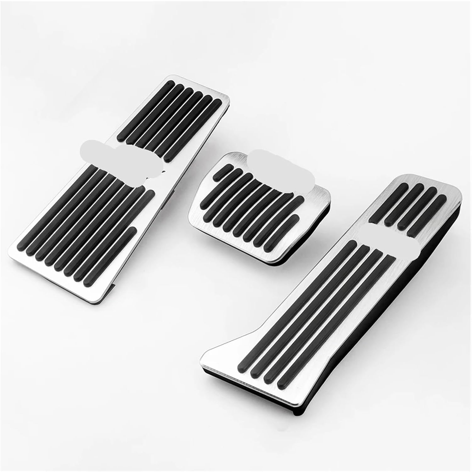 Car Accelerator Footrest Pedal Brake Clutch Pad Accessories Fit For 2 3 6 BM GJ CX-5 CX5 KE KF CX-3 CX7 CX-8 CX-9 Axela ATenza(LHD AT 3pcs Silver)