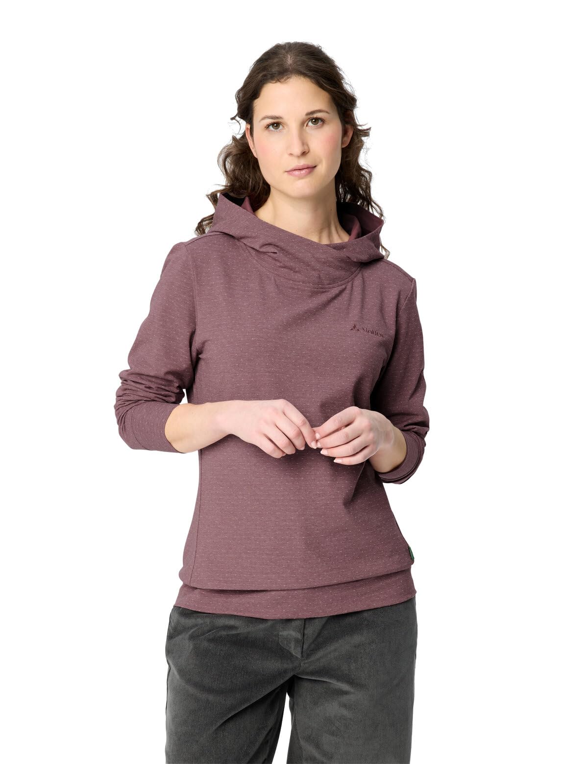 VAUDE Sudadera con Capucha Tuenno para Mujer, para Uso Diario Moderno, Tacto Suave