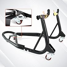 Xitomer Mobile Paddock Motorcycle Stand Dolly, Universal Motorcycle Lift, Adjustable Motorcycle Stand Lift Motorcycle Wheel Stand