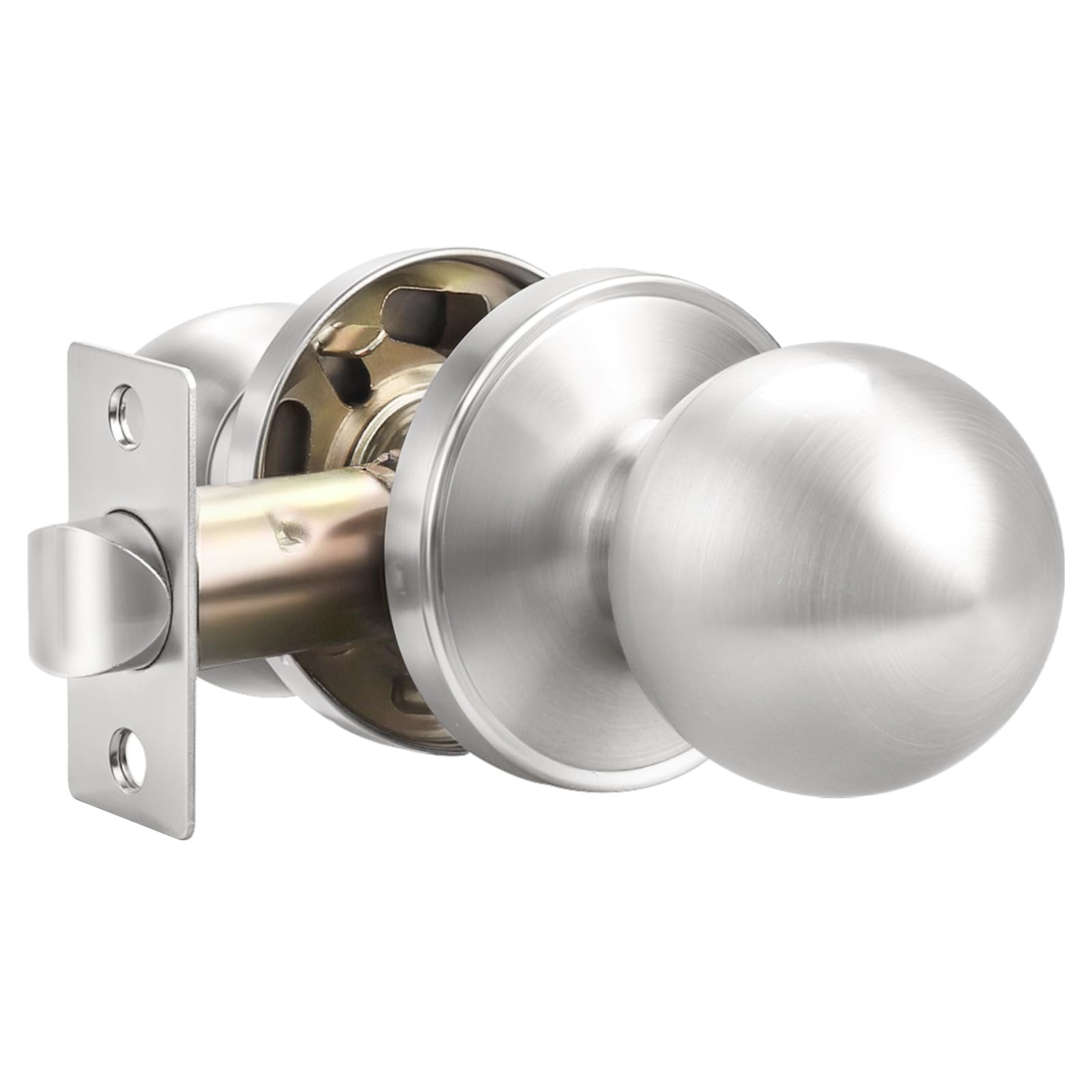 Probrico Satin Nickel Door Knobs - 10 Pack -11