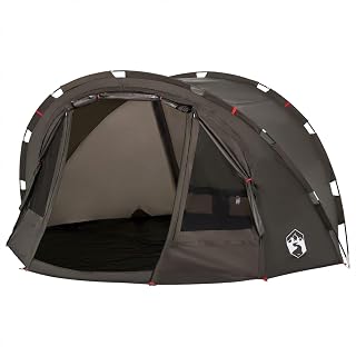 Angelzelt 4 Personen, wasserdichtes Campingzelt mit doppeltem Reißverschluss-Eingang, 2 Fenstern und integriertem E-Anschluss für Angler und Outdoor-Enthusiasten