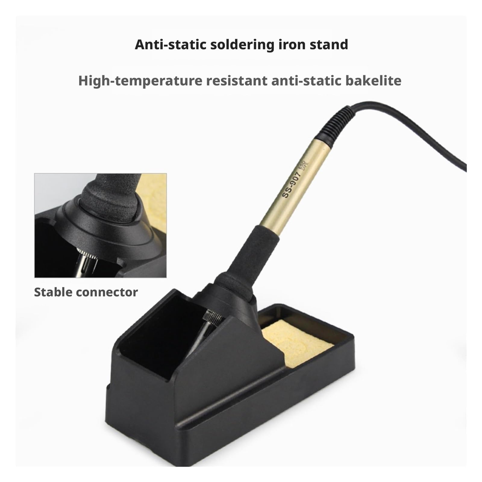 Estación de soldadura, Kit de soldador temperatura ajustable 936A, pluma soldadura por calor rápido para reparación PCB teléfono