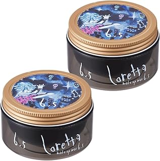 ロレッタ メイクアップワックス 6.5 65g×2個セット[ヘアワックス ショートヘア アレンジ スタイリング 整髪料 固め 強力 立ち上げ 毛束 立体感 無造作 ラフ]