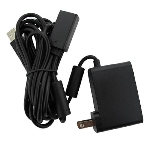 Microsoft Xbox 360 Kinect Sensor USB AC Adapter Power Supply Cable Cord Video Games