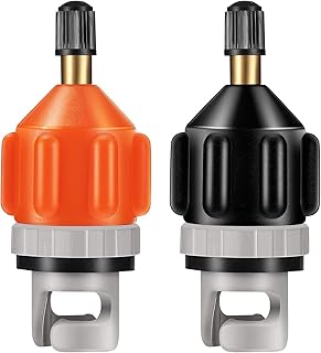 Inflatable Boat SUP Pump Adaptor Air Pump Converter Paddle Board Valve Conventional Pump Adaptor Air Valve Attachment for Inflatable Rowing Boat Stand Up Paddle Board Inflatable Bed & Surf Paddle