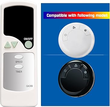 Replacement Remote Control for Honeywell QUIETSET Stand Fan HSF600 Series HSF600BE HSF600B HSF600WE HSF600W HSF600WE4 HSF600WE3 HSF600WE1 HSF600BE4 HSF600BE1 HSF600BE2 HSF600BE3