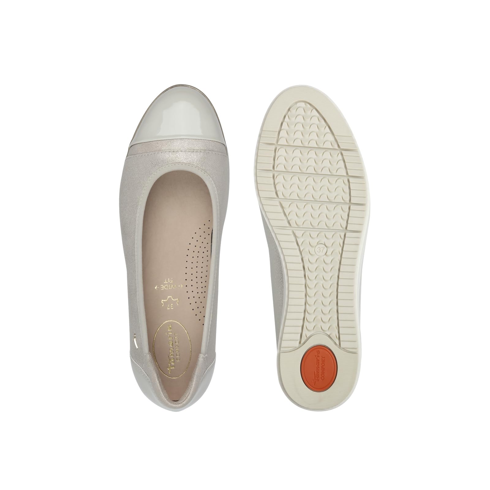 Tamaris Comfort Ballerine da Donna con Punta Arrotondata Comode