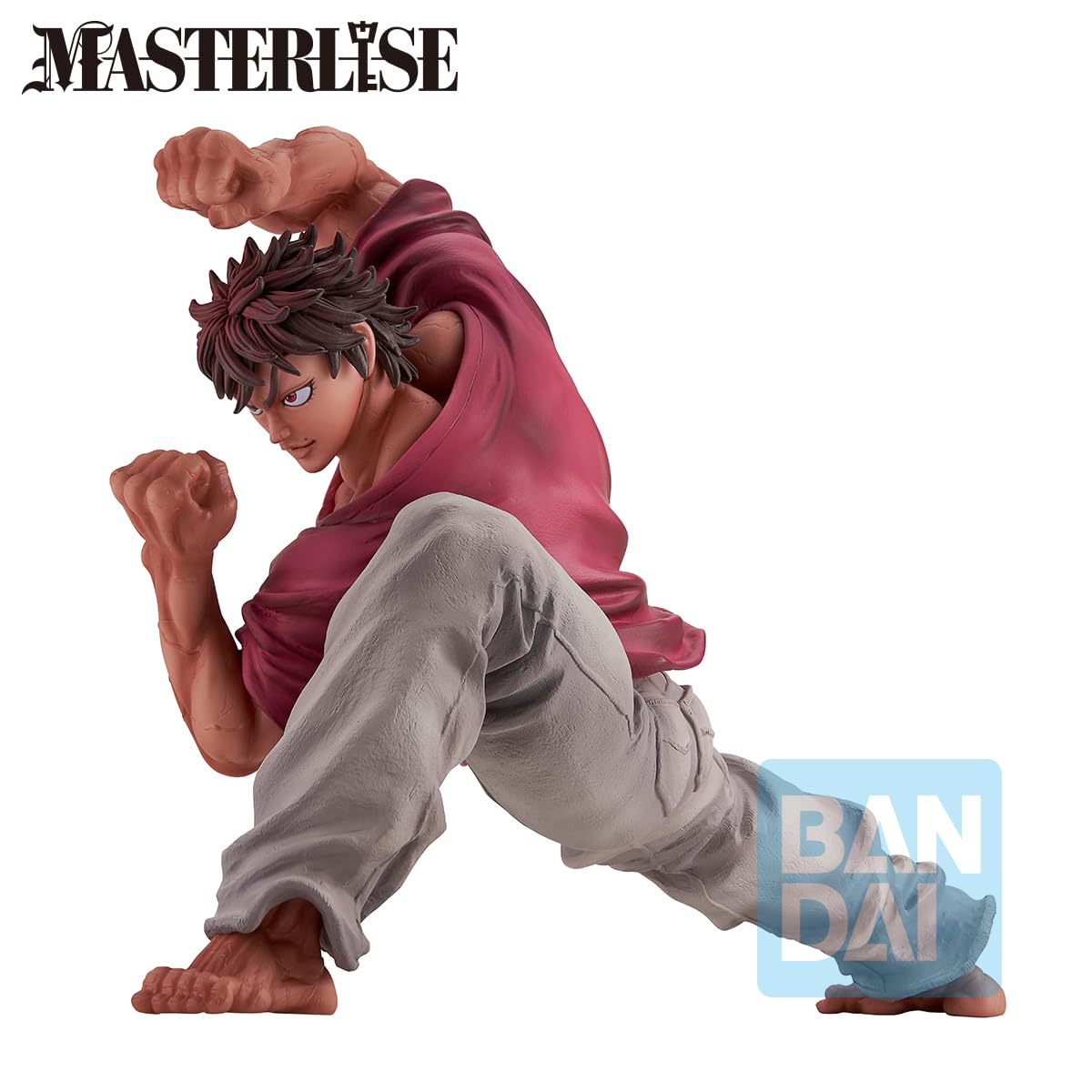 Ichibansho Figura - Baki - Estatua Coleccionable de Baki Hanma (The World Can Be Changed with One Fist) Masterlise