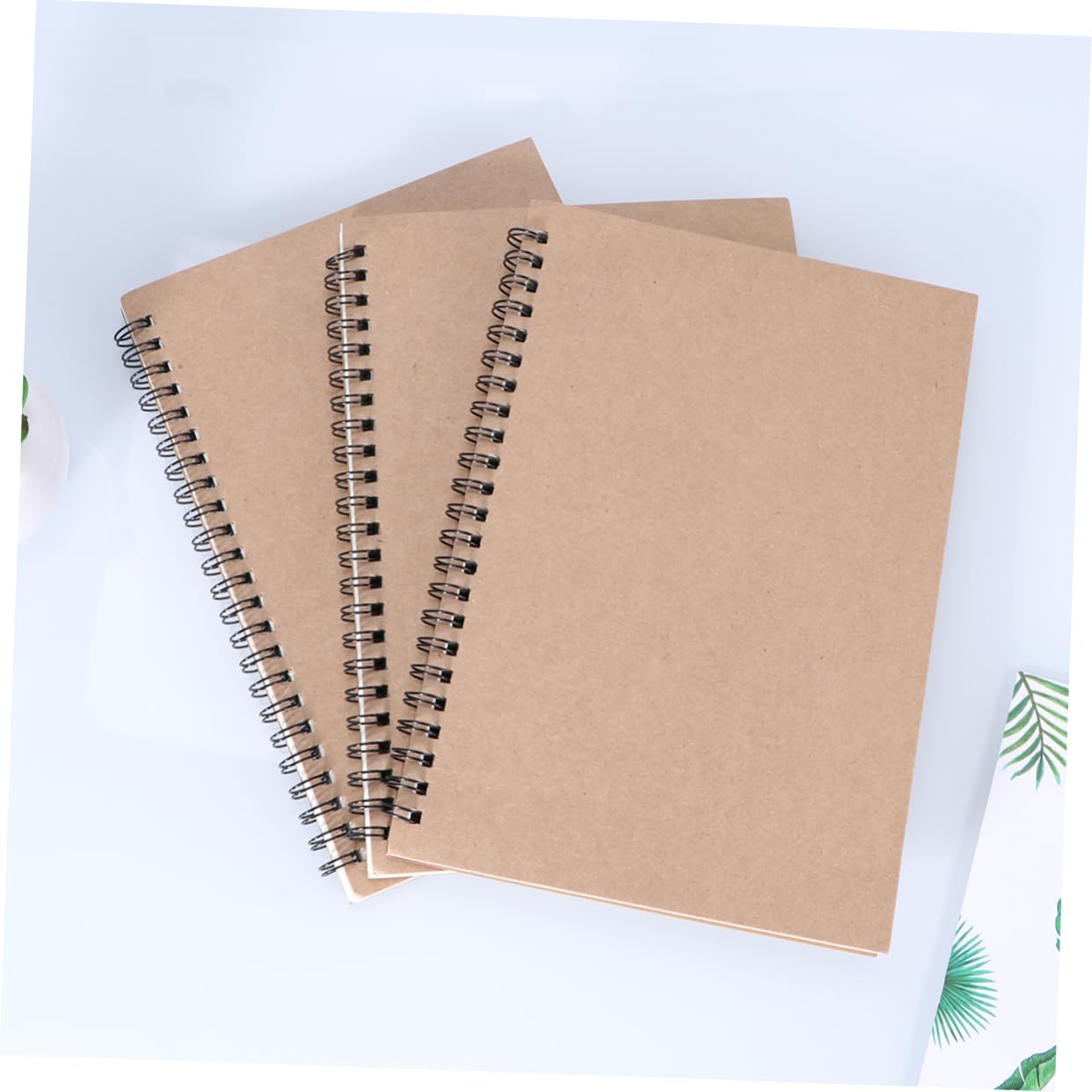 STOBOK Set di 3 Quaderni in Formato A5 Kraft Quaderni per Diario per Scrivere per Studenti Impiegati Insegnanti Scrittura