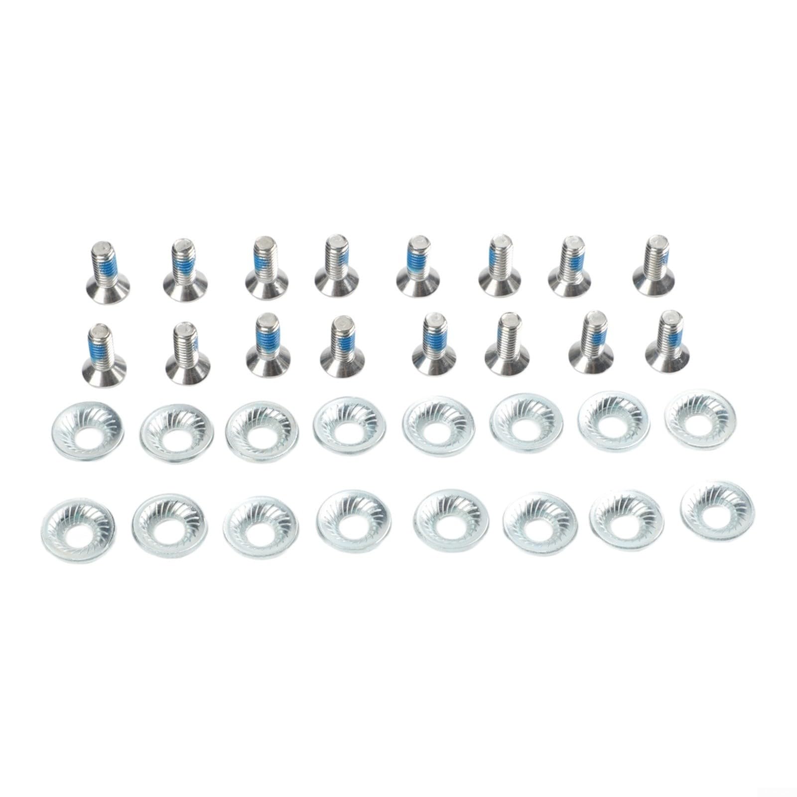 Lot de 16 vis de fixation pour planche à neige M6 x 16 mm, métal, ski et snowboard