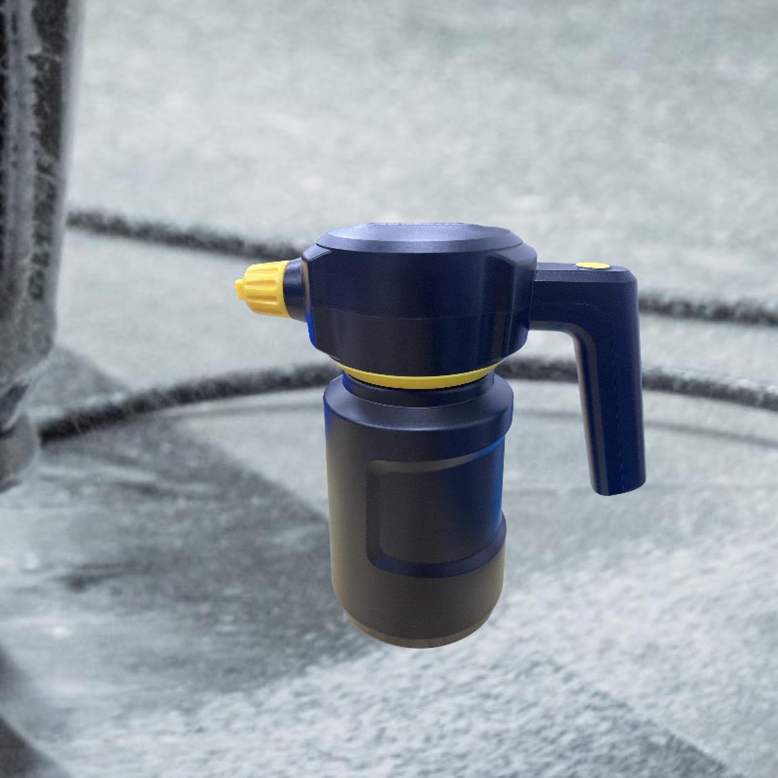 MYCENSE Electric Car Foam Sprayer Electric Spray Bottle 2000 ml Automatic Water Sprayer Handheld Foamer for Garden, Home, Car Washing, Yellow