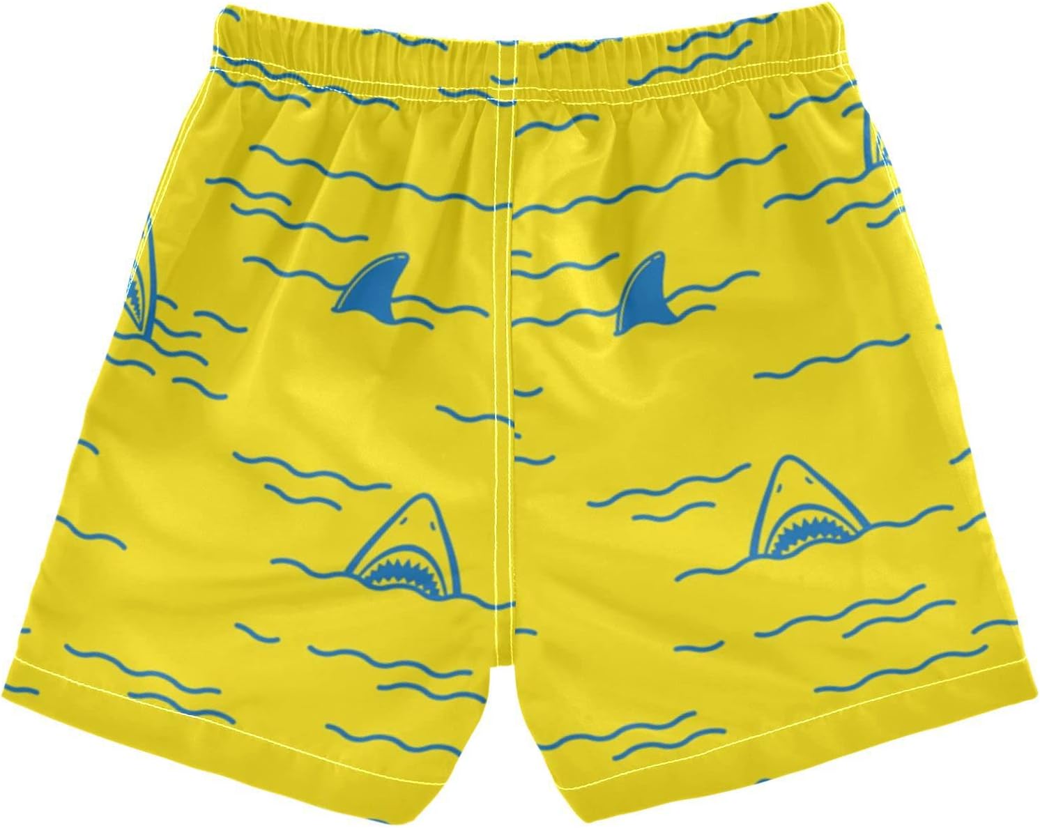 senya Boys Swim Trunks Quick Dry UPF 50+ Shark Fin Dolphin Ocean Sea Beach Board Shorts Kids Bathing Suits Swimsuit