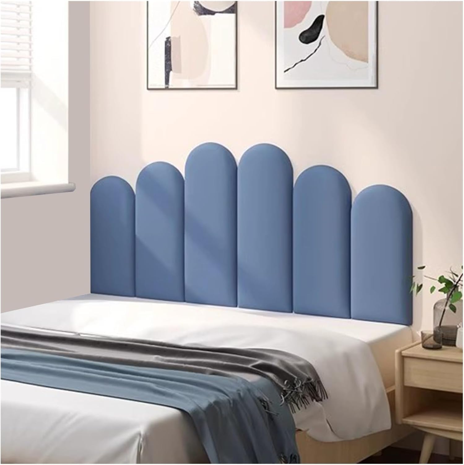 Decoration de securite chambre bebe avec panneaux muraux de luxe ovales