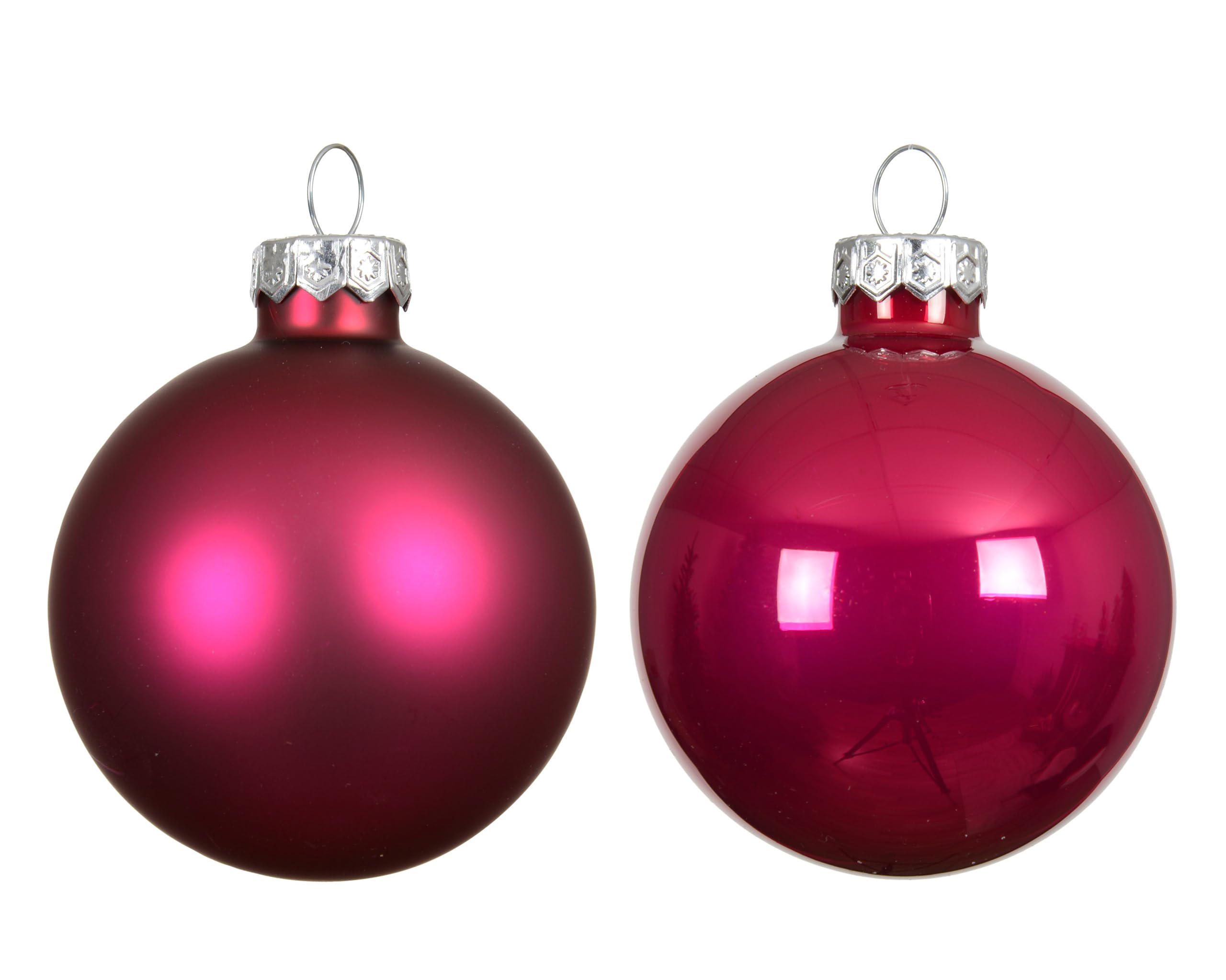 Kaemingk Set Di Palline Di Natale In Plastica, 8 Cm X 6 Pezzi Infrangibili Marrone Caffe Cioccolato Rame Cannella