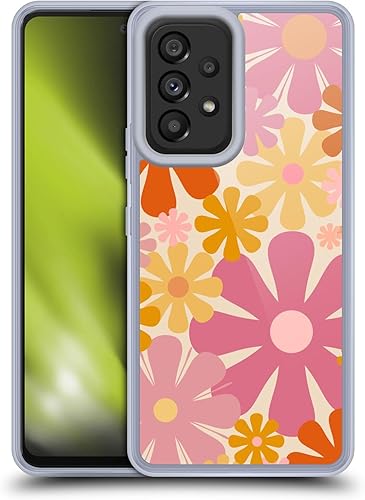 Head Case Designs Kierkegaard Design Studio - Funda de gel con licencia oficial de Kierkegaard Design Studio con patrones abstractos retro de flores