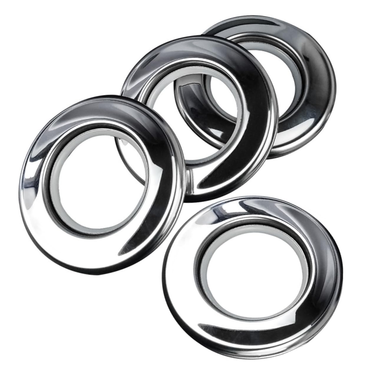 Anillos de cortinas de acero inoxidable reutilizables para reparar ojales dañados