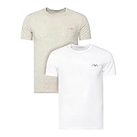 EMPORIO ARMANI T-Shirt Girocollo da Uomo con monogramma audace