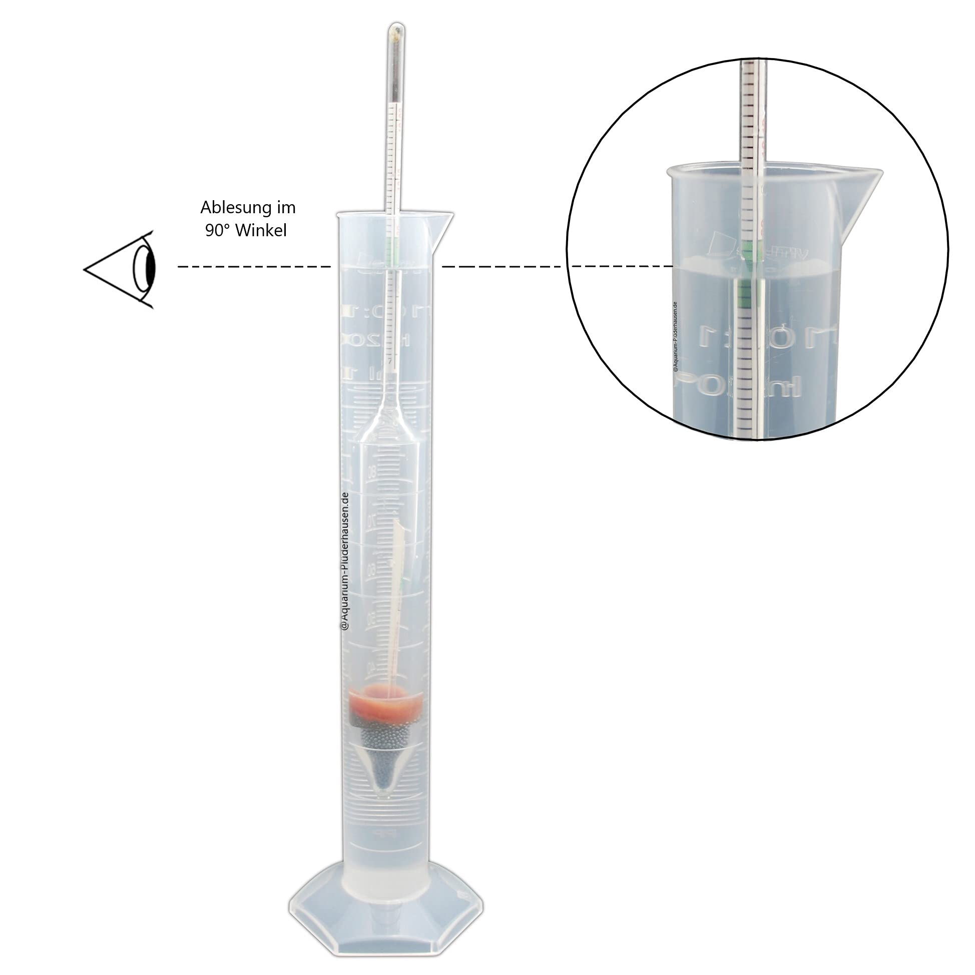 Aräometer,Dichtemesser, Salzgehaltmesser, Hydrometer, Salzdichte, Salimeter