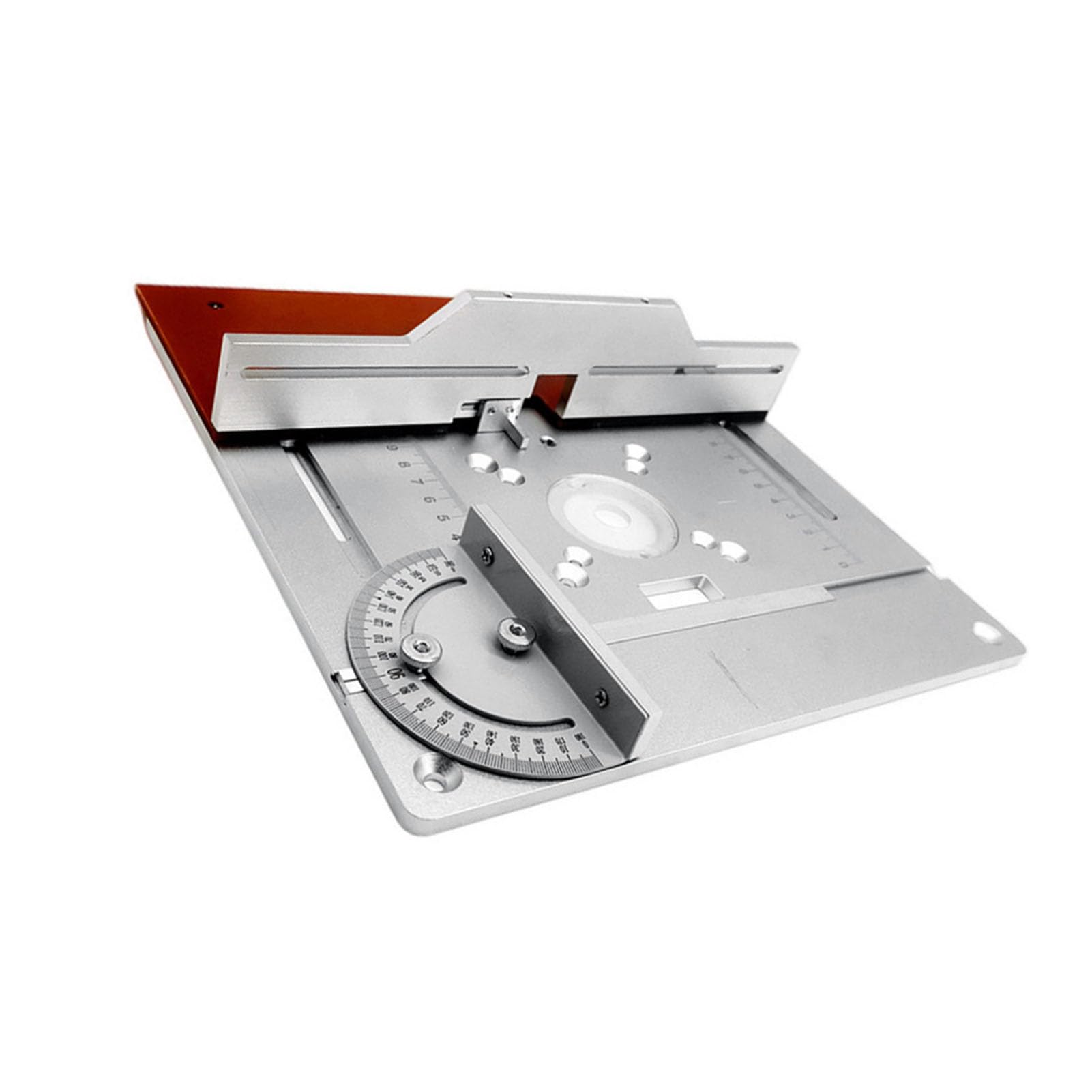 Mingzhe Set di Piastre per Fresatura in Alluminio di 3 Utensili Ausiliari Durevoli per Fresatura del Legno Progetti Lavorazione del Legno 9,6 X 9,4 Pollici (Set 3)