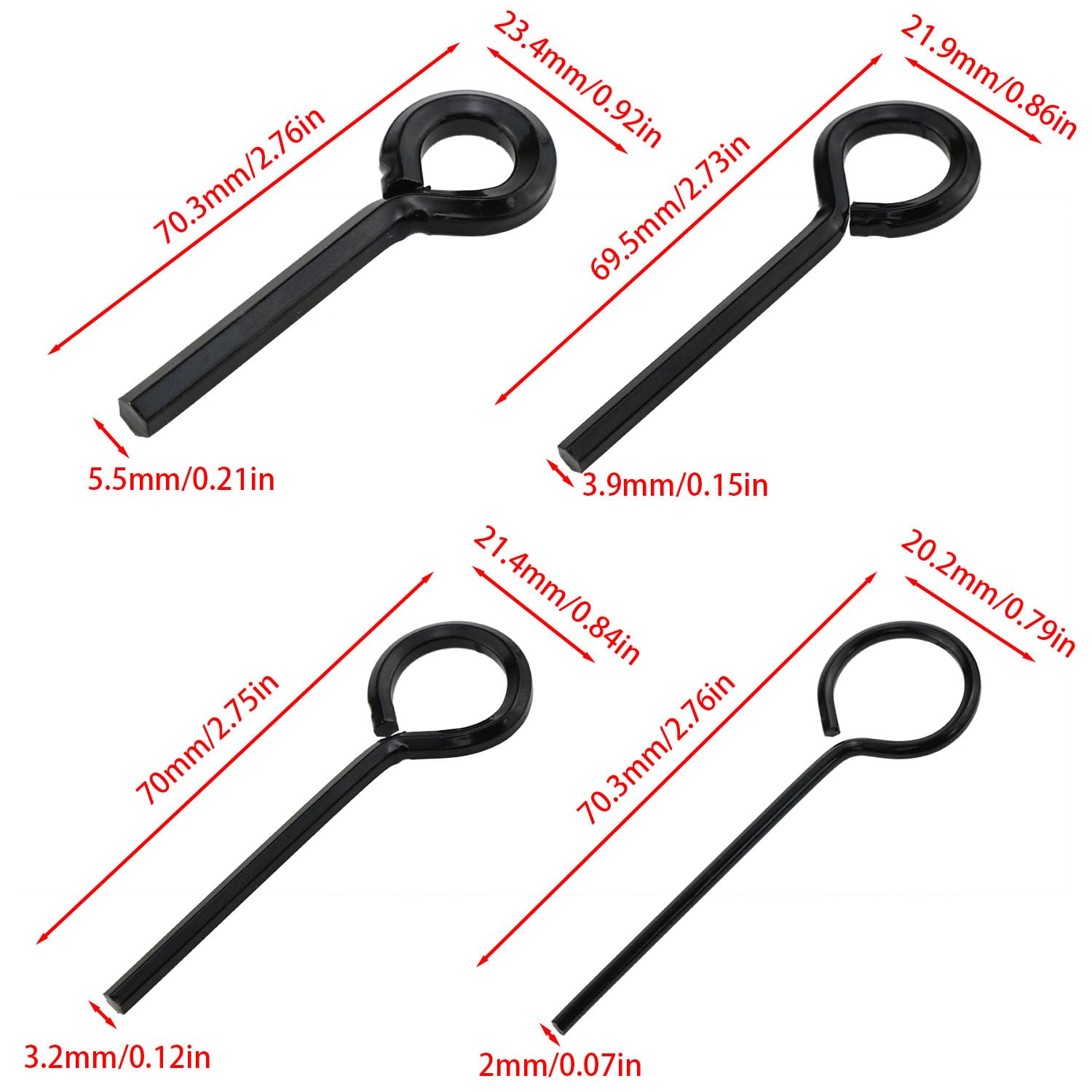 VAKTOK Hex Dogging Key Dogging Key Hex Wrench For Push Rod