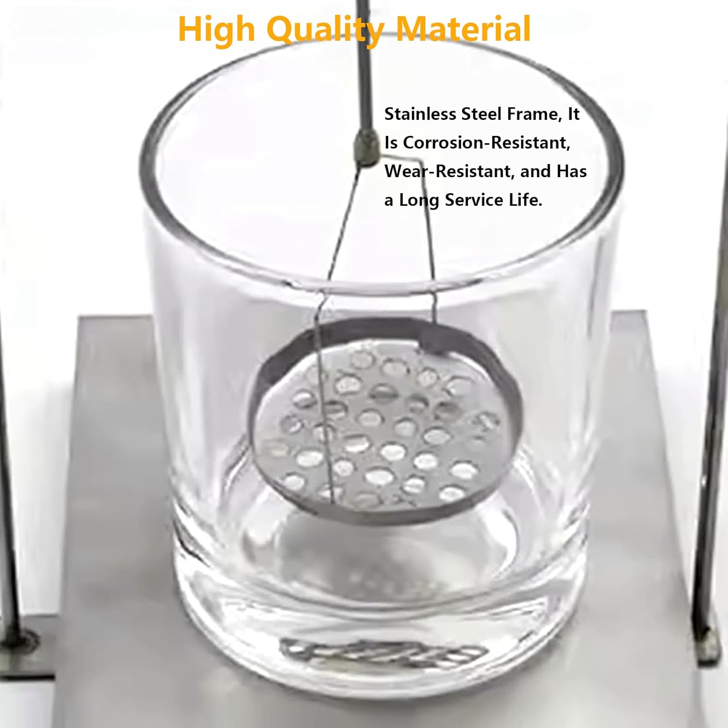 Professional-Grade Density Specific Gravity Frame, Density Determination Kit, Precision Electronic Balance Liquid Density Specific Gravity Frame, for All Types of Scales