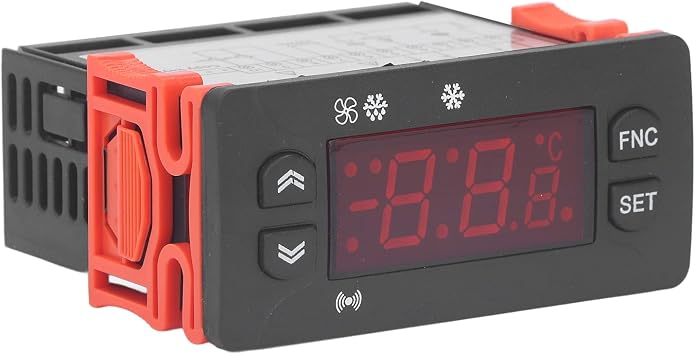 Digital Temperature Controller Microcomputer Temperature Controller Fahrenheit Celsius Switchable Cooling Controller for Refrigerator 230VAC