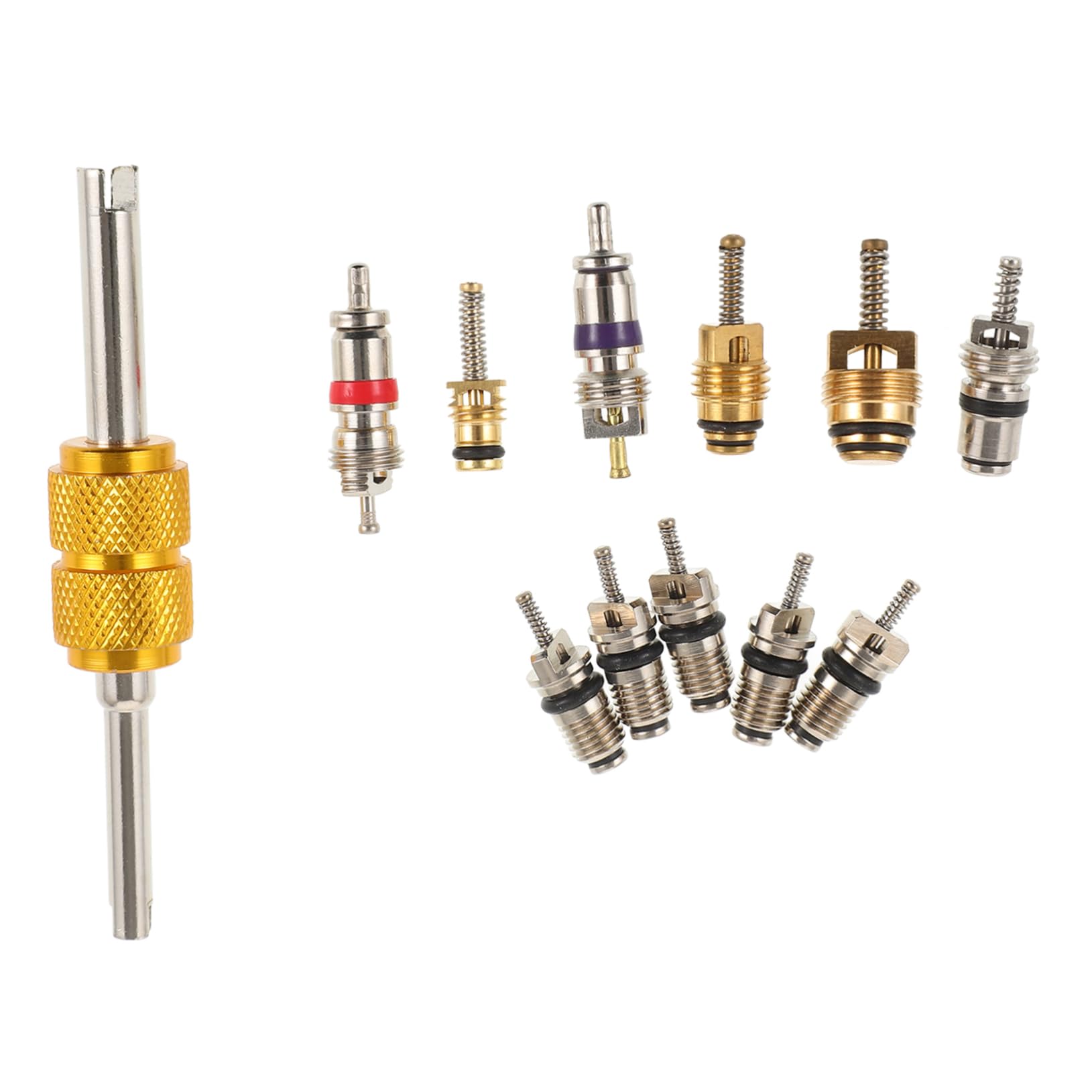 Kit Professionnel De Remplacement De Noyau De Valve Pour Climatisation - Compatible R32, R410 - Pour Techniciens HVAC