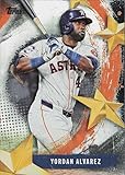 2025 TOPPS STARS OF MLB #SMLB-9 YORDAN ALVAREZ HOUSTON ASTROS BASEBALL OFFICIAL TRADING CARD OF MLB