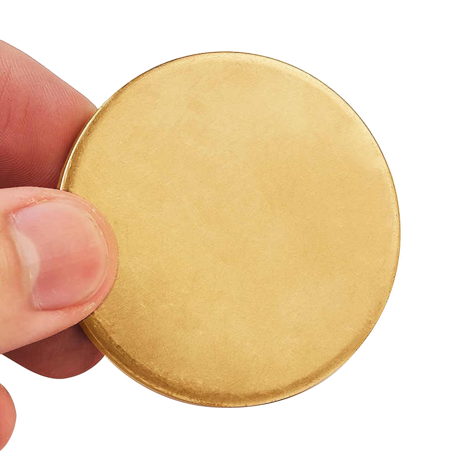 HMWOKPOT Brass Disc Round Metal Plate Sheet Diameter 50Mm 100Mm 150Mm 200Mm 250Mm 300Mm Solid Copper Mechanical,300mm